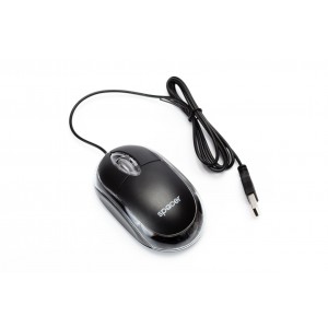 Mouse USB Spacer Wired, Blue LED